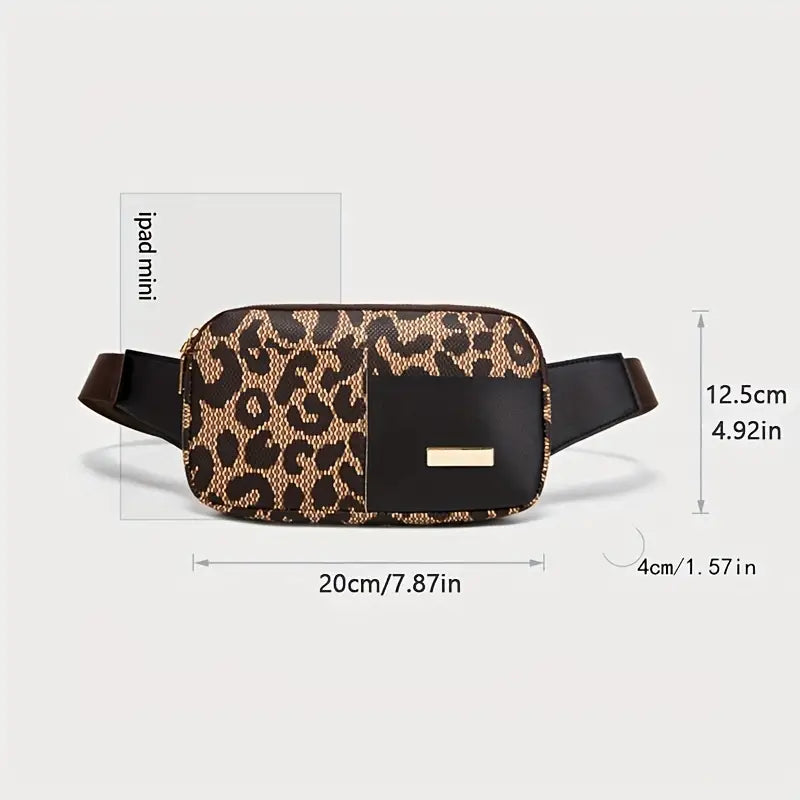 Leopard Pattern Chest Bag Bags & Travel - DailySale