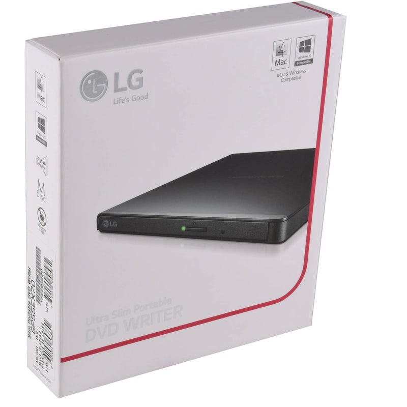 LG GP55EX70 Ultra Slim Portable DVD Writer with M-Disc Support Computer Accessories - DailySale
