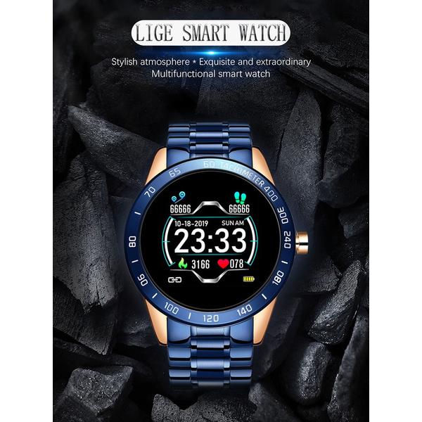 LIGE Steel Band Smart Watch Smart Watches - DailySale