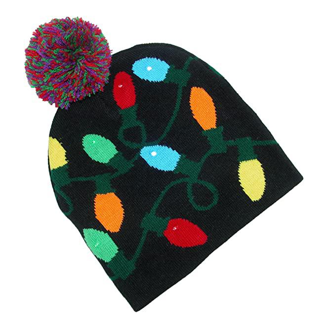 Light-Up Holiday Beanie Women's Accessories - DailySale