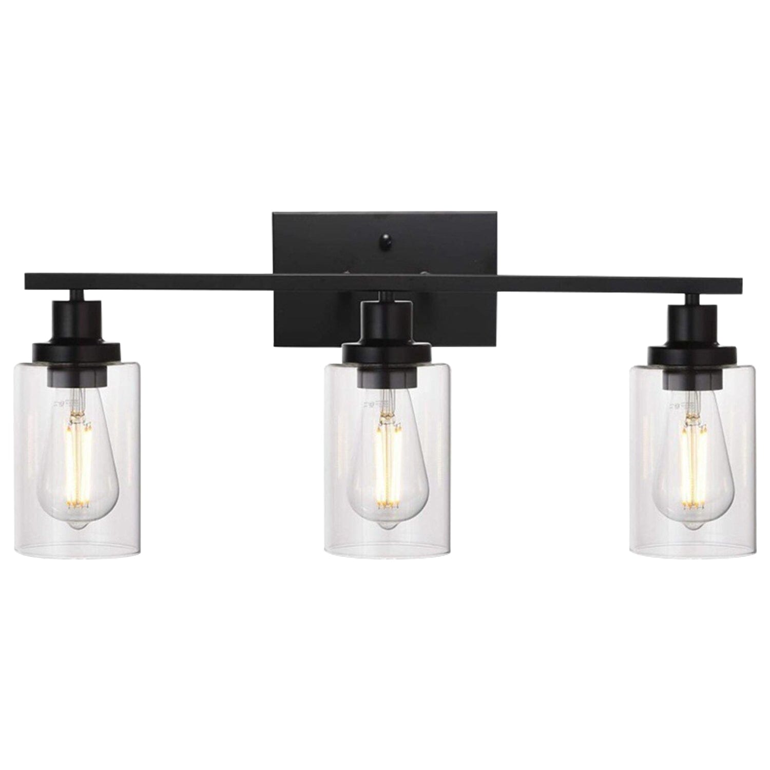 Light Wall Scone Lighting with Clear Glass Indoor Lighting - DailySale