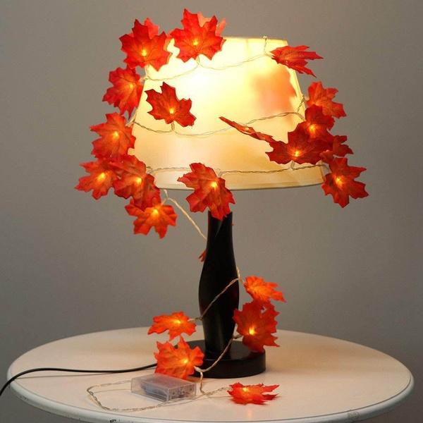 Lighted Fall Garland 40 LED String Light Furniture & Decor - DailySale