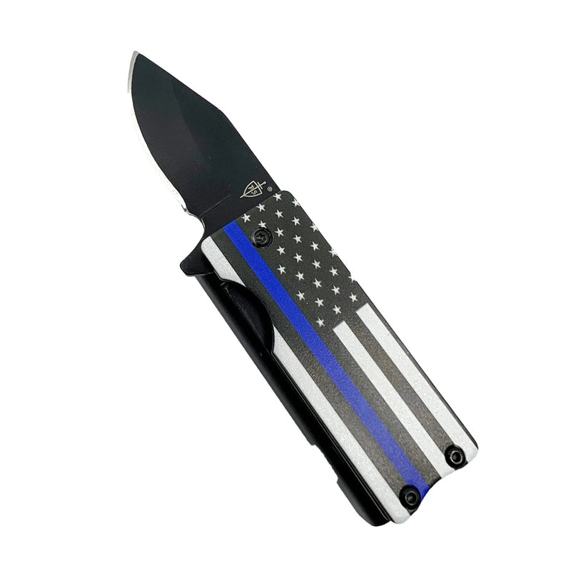 Lighter Holder and Spring Assisted Pocket Knife