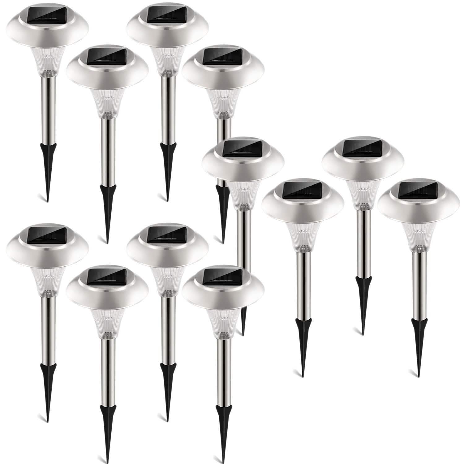 Lights Color Changing Landscape Solar Lamps Garden & Patio 12-Pieces - DailySale