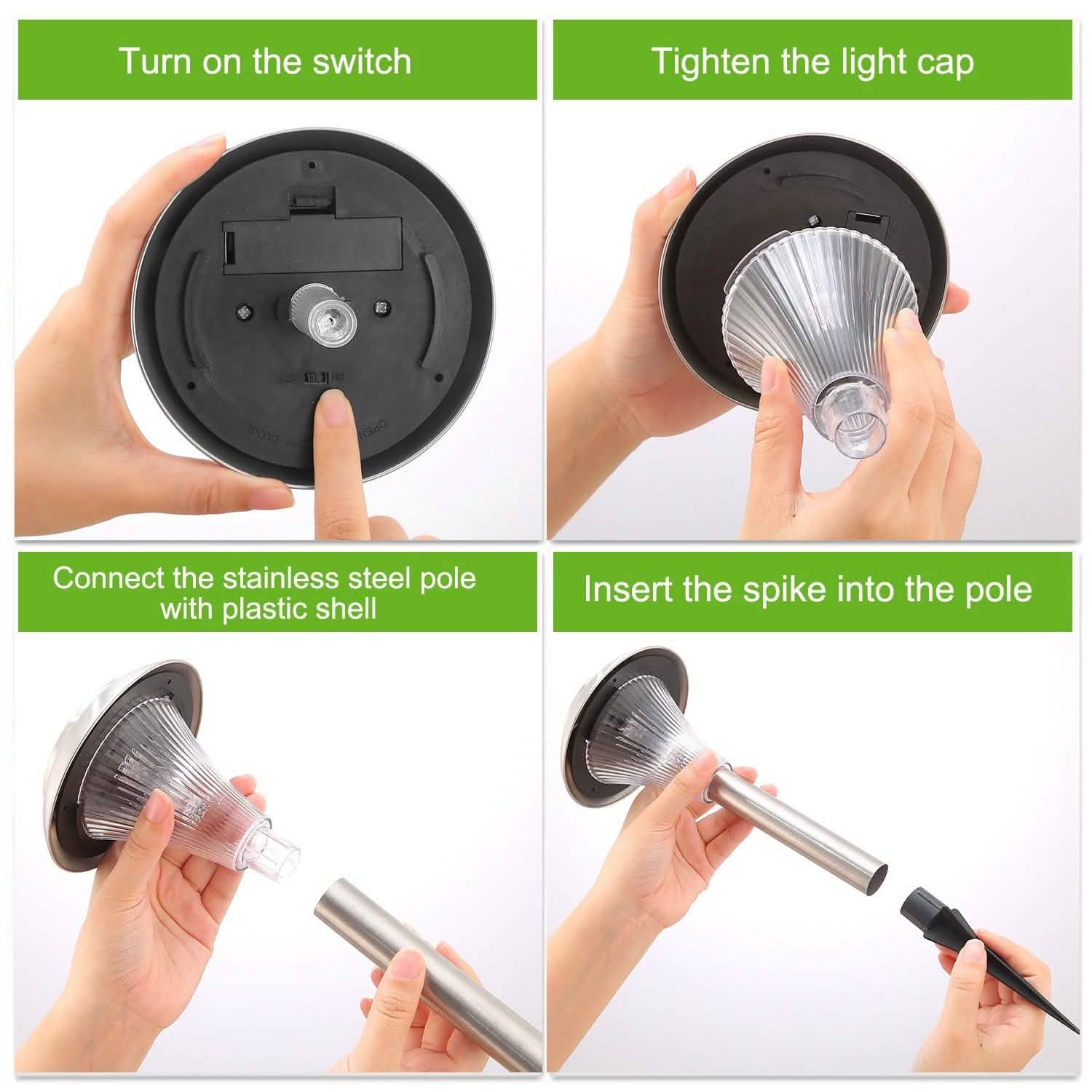 Lights Color Changing Landscape Solar Lamps Garden & Patio - DailySale