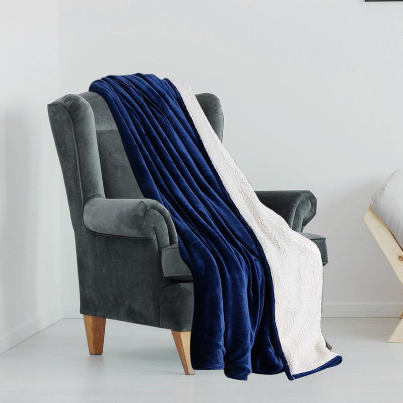 Lightweight Super Soft Cozy Sherpa Fleece Throw Blanket Bedding - DailySale