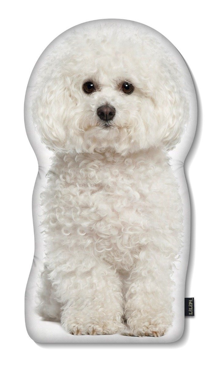 LiLiPi Dog-Shaped Accent Pillow - Assorted Styles Linen & Bedding Bichon Frise - DailySale