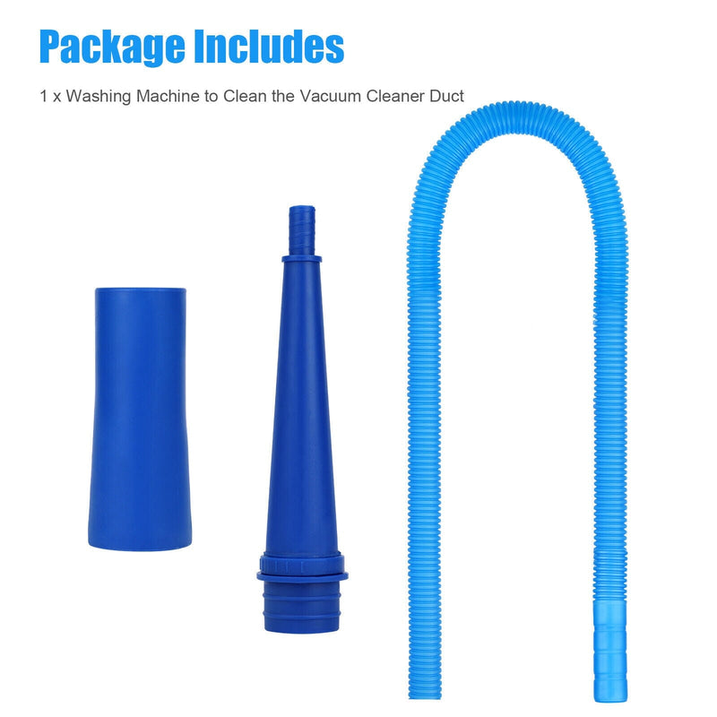 Dryer Lint Vacuum Attachments Lint Remover for Dryer Vent Cleaner Kit Dryer  Vent Hose Brush Lint Trap for Deep Cleaning Fire Prevention Blue