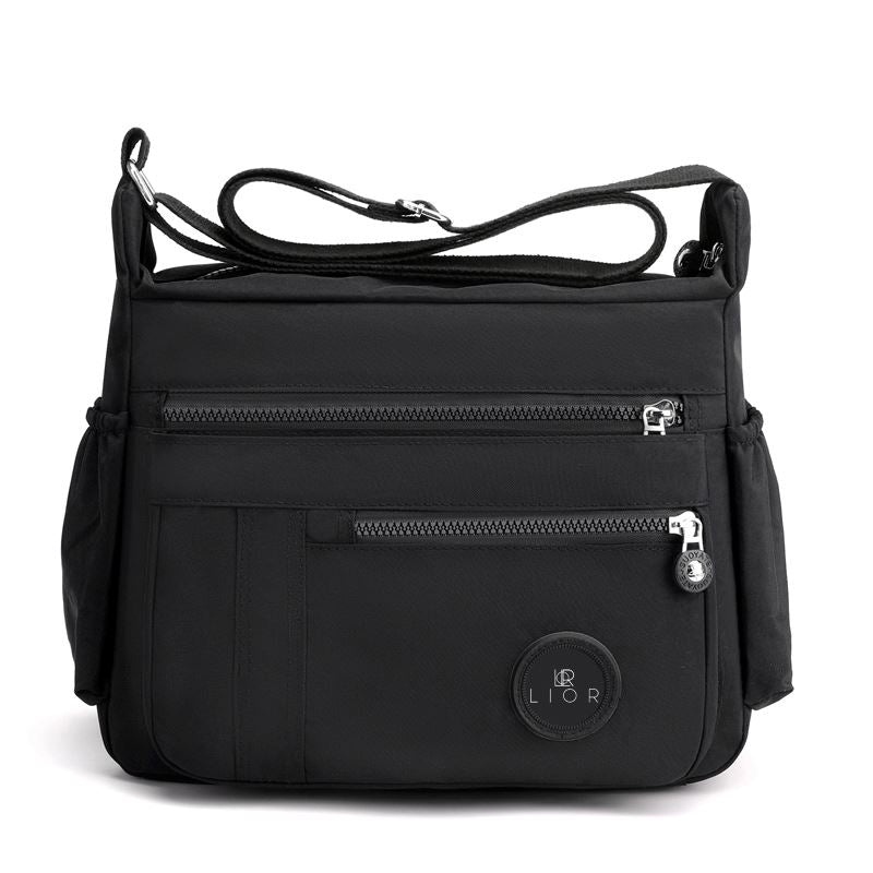 Lior Large Capacity Woman Shoulder Crossbody Bag Bags & Travel Black - DailySale