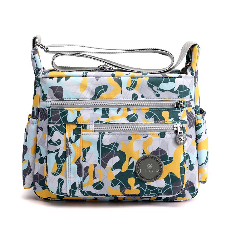 Lior Large Capacity Woman Shoulder Crossbody Bag Bags & Travel Green Floral - DailySale