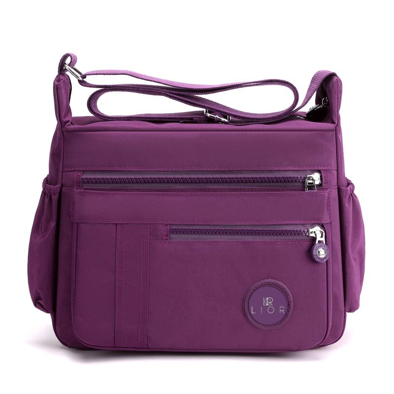 Lior Large Capacity Woman Shoulder Crossbody Bag Bags & Travel Purple - DailySale