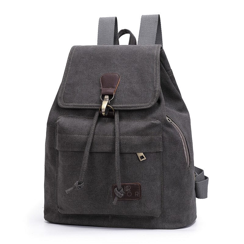 Lior Unisex Canvas Backpacks Bags & Travel Gray - DailySale
