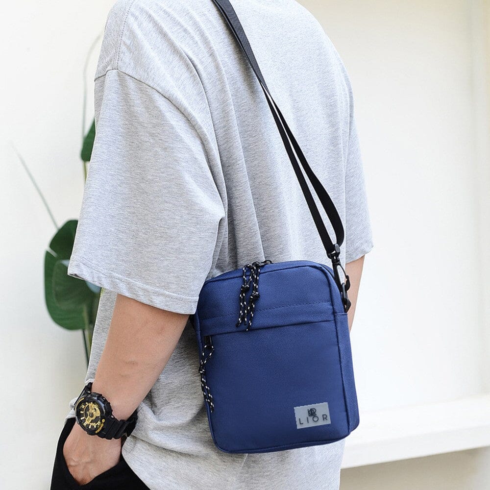 Lior Unisex Canvas Shoulder Crossbody Bag Bags & Travel - DailySale