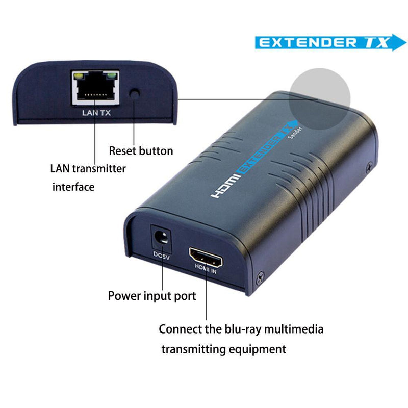 LKV373A Version 4.0 HDMI Extender Sender+Receiver TV & Video - DailySale
