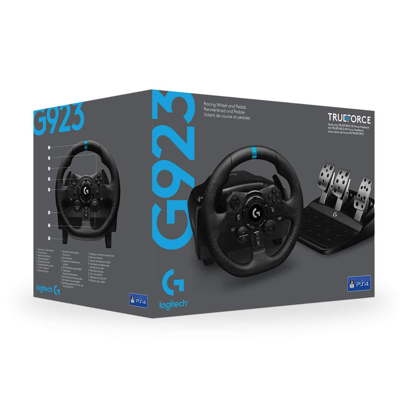 Logitech G923 Racing Wheel and Pedals (Refurbished)