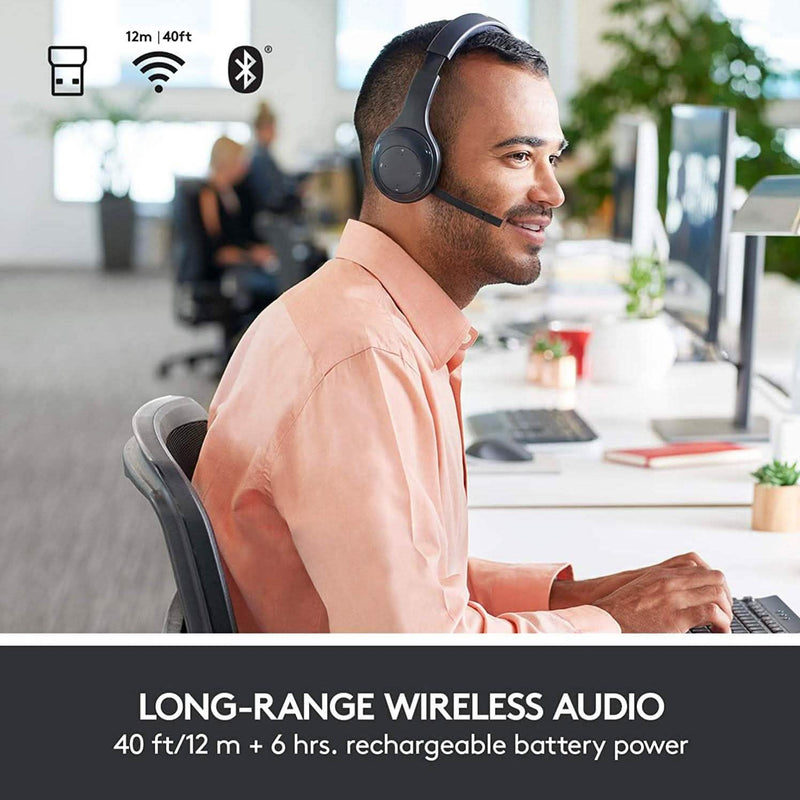 Logitech H800 Wireless Bluetooth Headset Headphones - DailySale