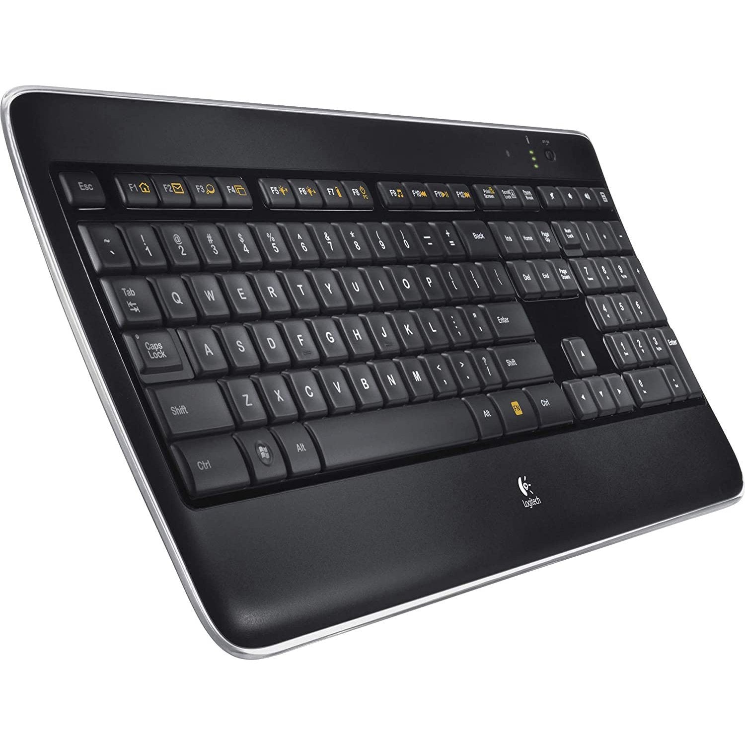 Logitech K800 Wireless Illuminated Black Keyboard Computer Accessories - DailySale