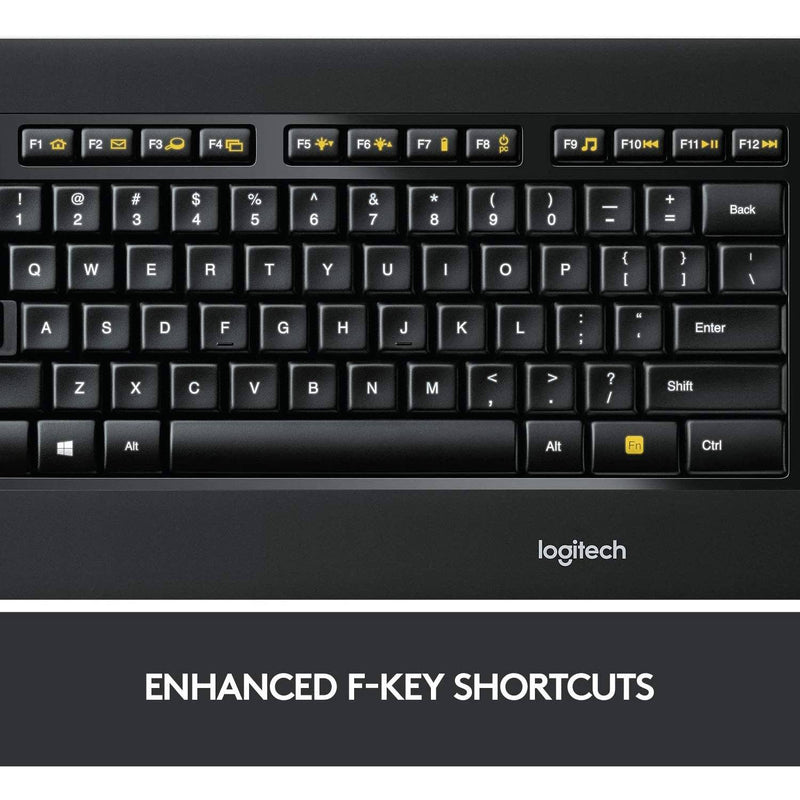 Logitech K800 Wireless Illuminated Black Keyboard Computer Accessories - DailySale