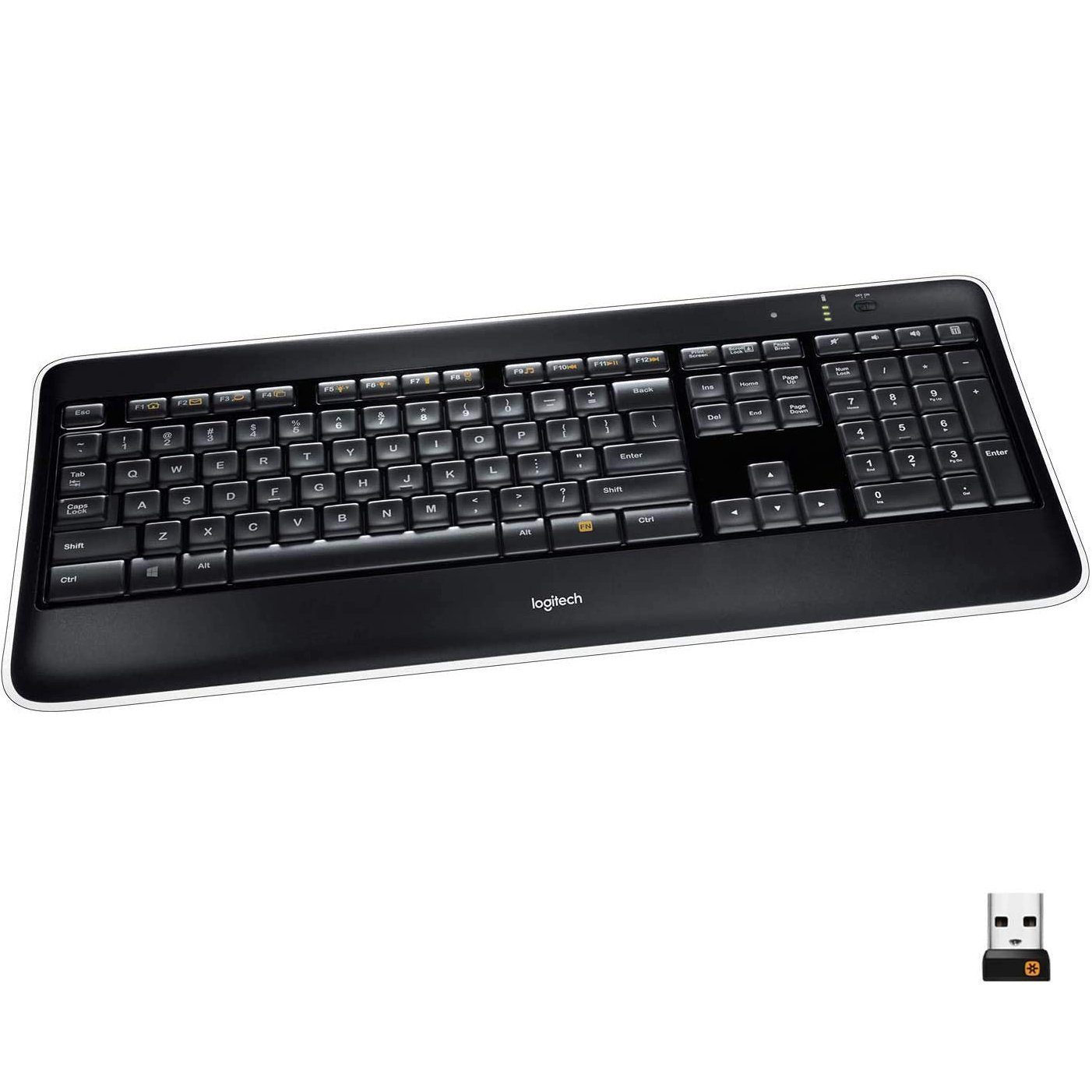 Logitech K800 Wireless Illuminated Computer Keyboard Computer Accessories - DailySale