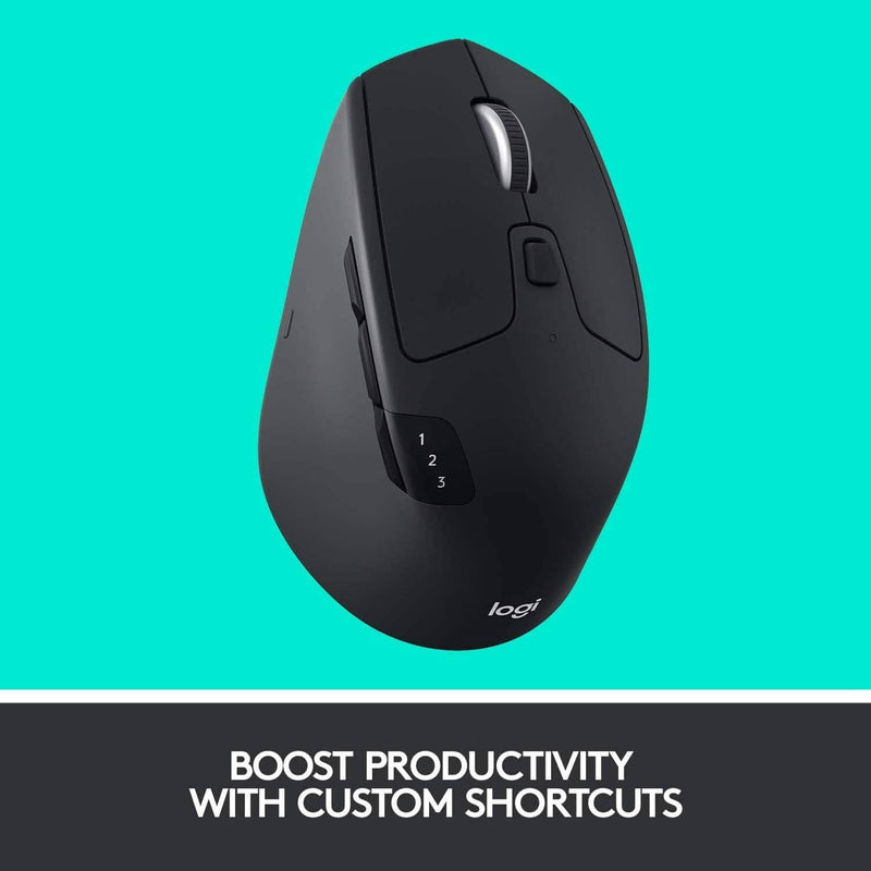 Logitech M720 Wireless Triathlon Mouse with USB Unifying Receiver (Refurbished) Computer Accessories - DailySale