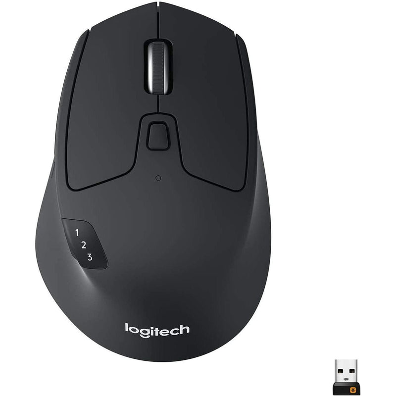 Logitech M720 Wireless Triathlon Mouse with USB Unifying Receiver (Refurbished) Computer Accessories - DailySale