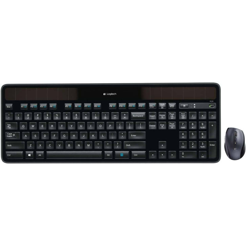 Logitech MK750 Wireless Solar Keyboard & Marathon Mouse Combo Computer Accessories - DailySale