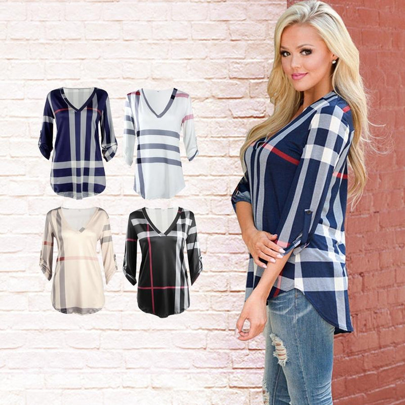 Londonite Shirt In Playful Plaids - Assorted Colors & Sizes Women's Apparel - DailySale