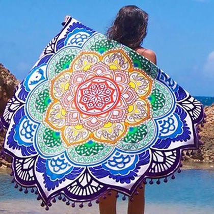 Lotus Flower Beach Throw Sports & Outdoors - DailySale