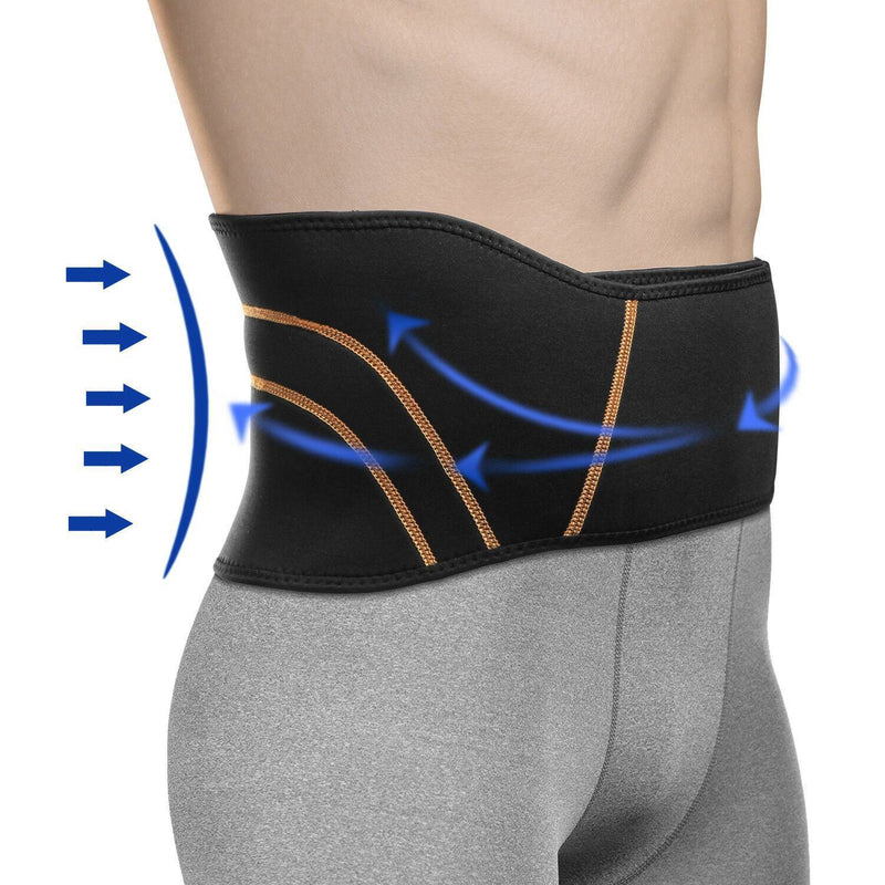 Lower Back Braces Pain Relief Adjustable Lumbar Support Belt Wellness - DailySale