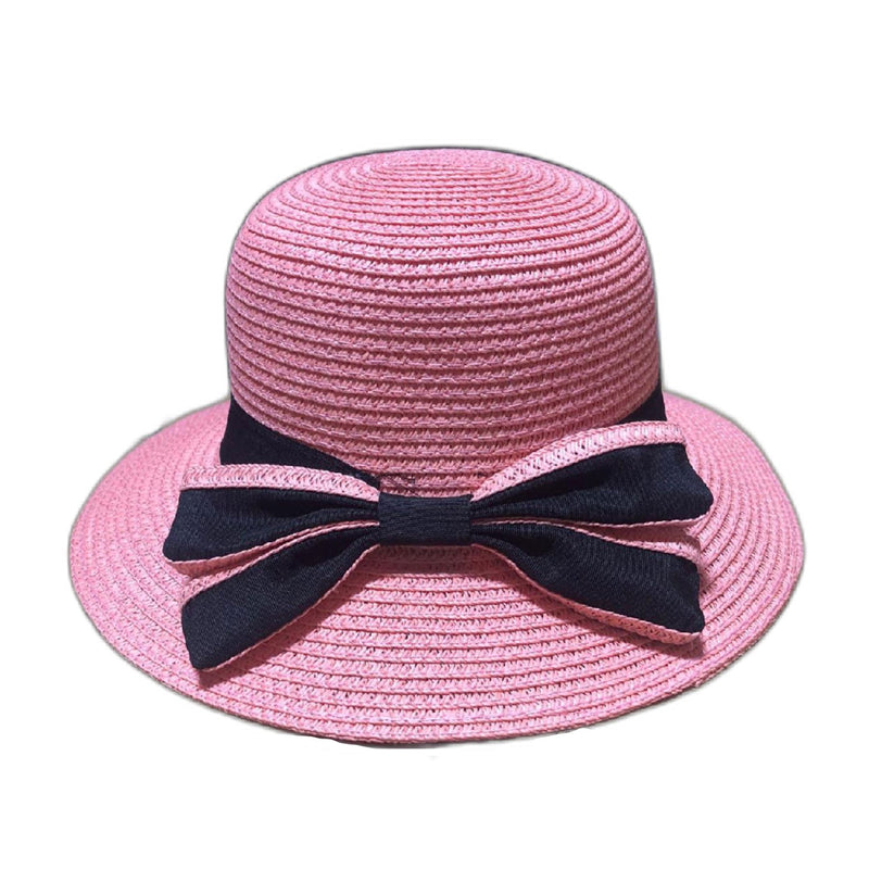 Lulu & Lilo Women's Sun Hat With Bowtie Ribbon Collection Women's Shoes & Accessories Pink - DailySale