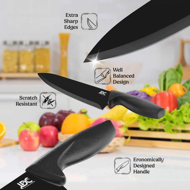 Knives Set, Stainless Steel Kitchen Knife Set, Super Sharp Knife