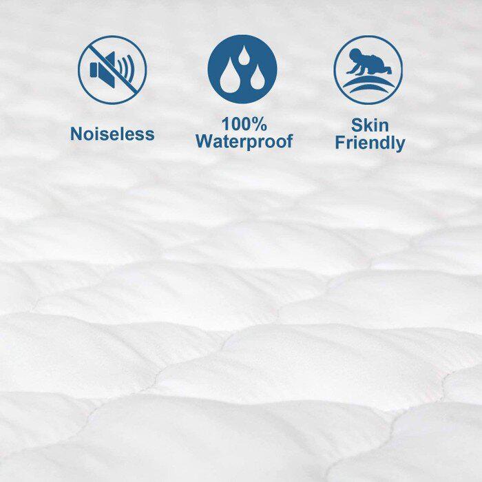 Luxury Ultra-Soft Hypoallergenic Waterproof Mattress Pad Bedding - DailySale