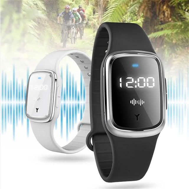 M2 Rechargeable Natural Ultrasonic Mosquito Repellent Watch Pest Control - DailySale