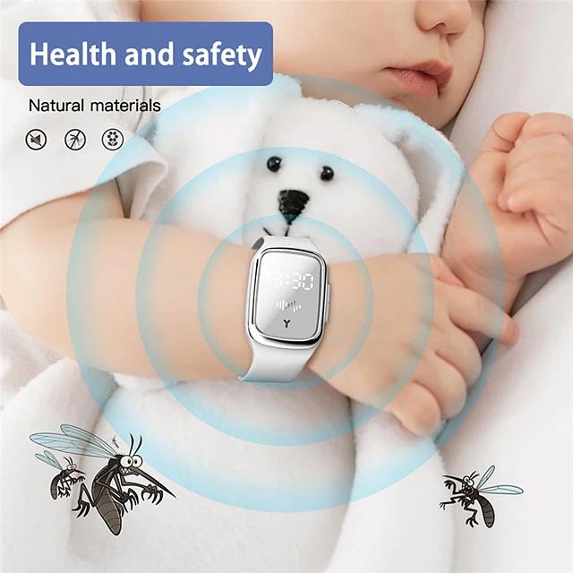M2 Rechargeable Natural Ultrasonic Mosquito Repellent Watch Pest Control - DailySale