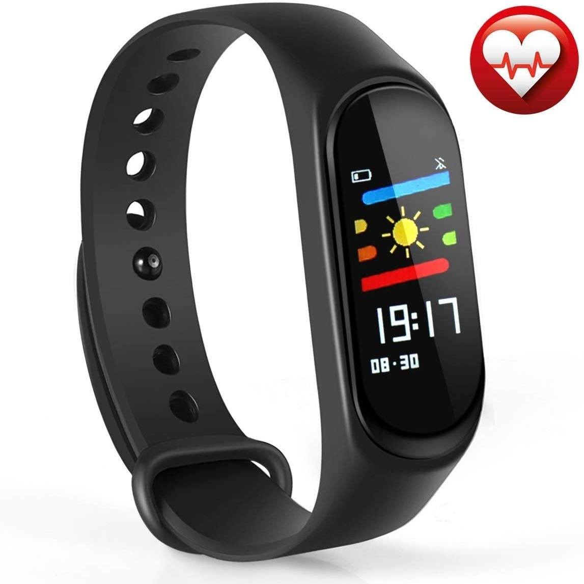 M3 Fitness Tracker - Black Wellness & Fitness - DailySale