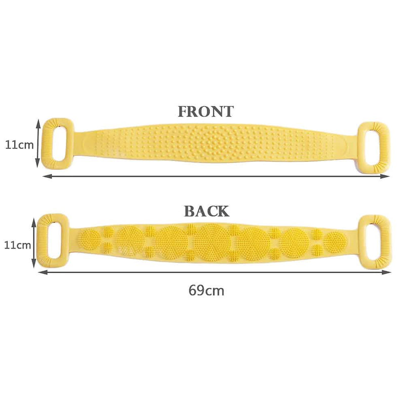 Magic Silicone Brush with Self-Adhesive Hook Bath Towel Bath - DailySale