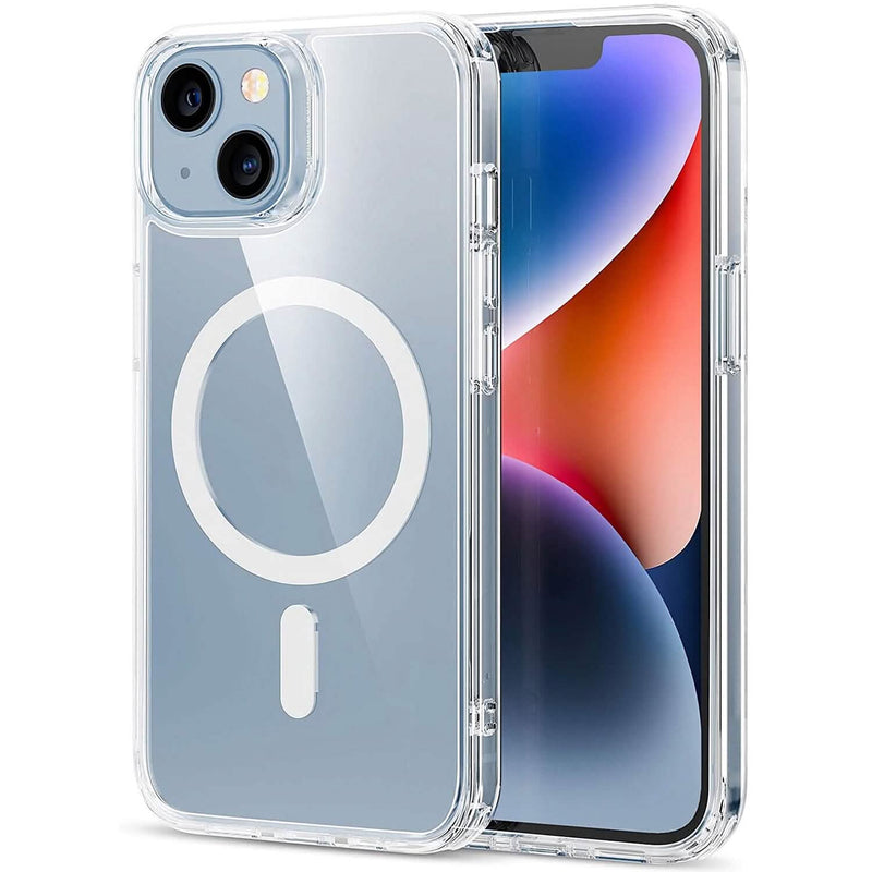 Magnetic Clear Phone Case Shockproof Transparent Phone Cover Mobile Accessories - DailySale