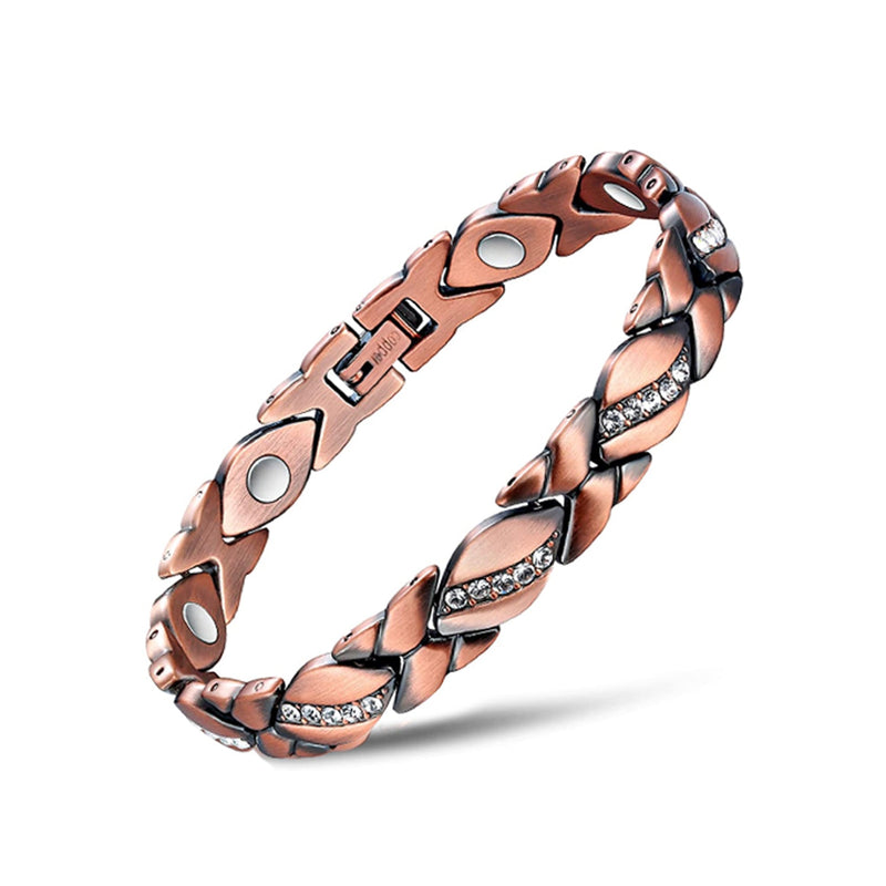 Magnetic Energy Therapy Pain Relief Copper Bracelet For Men And Women Bracelets White - DailySale