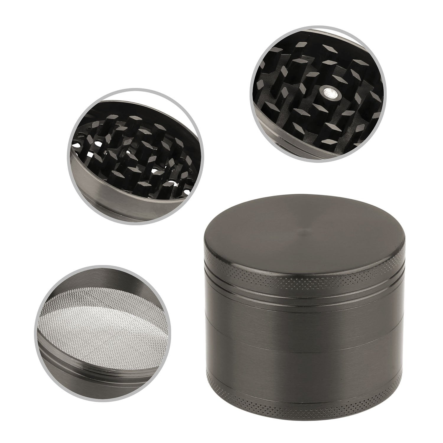 Magnetic Herb Spice Tobacco Grinder Kitchen & Dining - DailySale