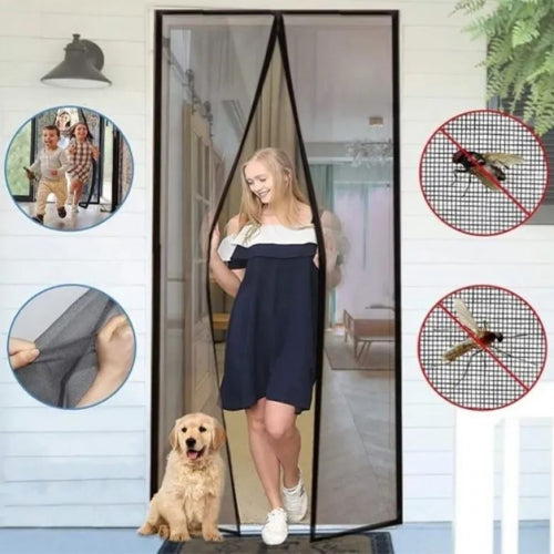 Magnetic Mesh Screen Door Pest Control - DailySale