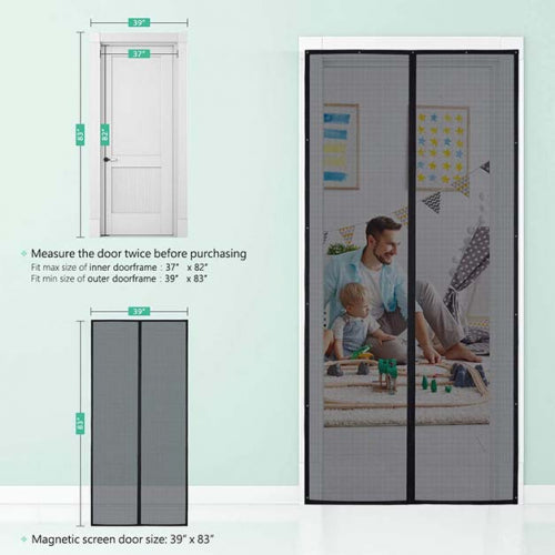 Magnetic Mesh Screen Door Pest Control - DailySale