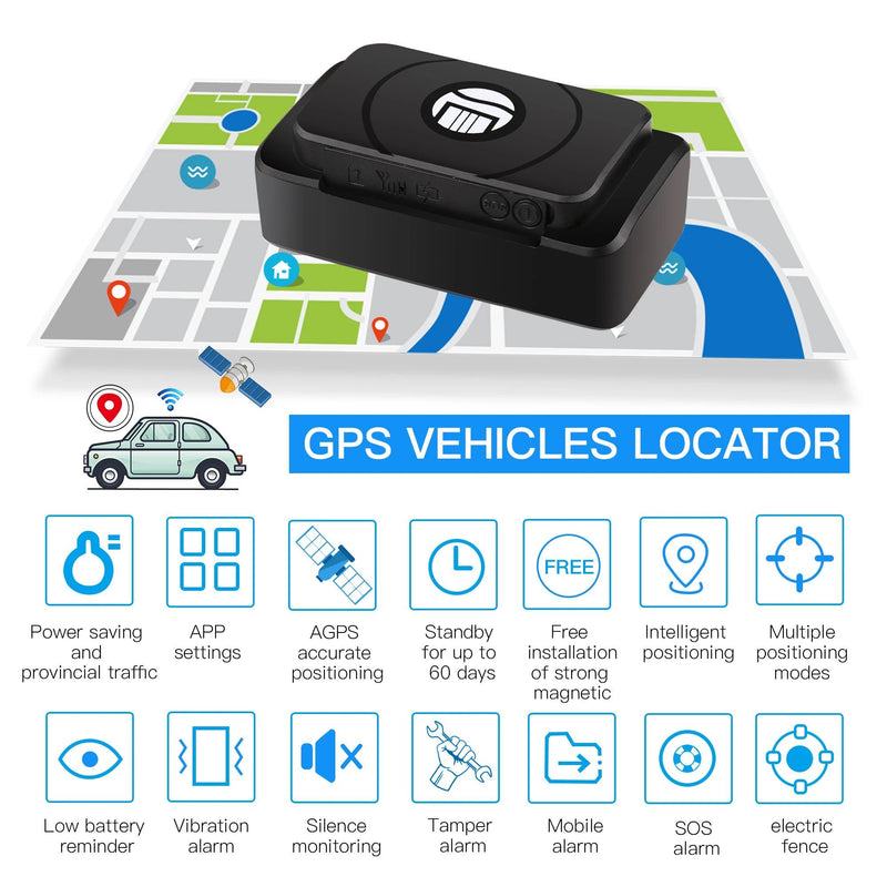 Magnetic Mini GPS Tracker Car Kid GSM GPRS Real Time Tracking Locator Hidden Spy Automotive - DailySale