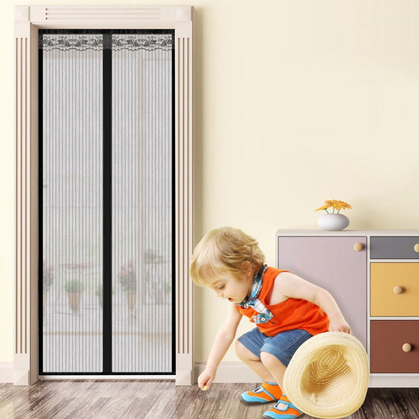 Magnetic Screen Door Hands-free Fly Mesh Door Curtain Pest Control - DailySale