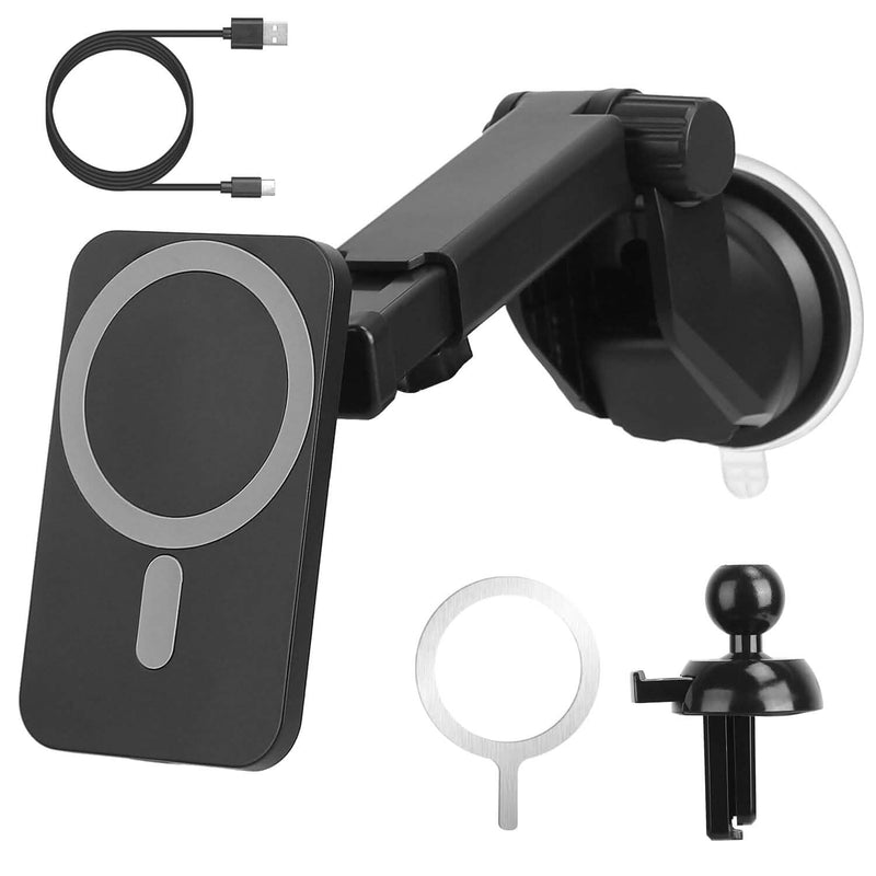 Magnetic Wireless Charger MagSafe Car Phone Mount Air Vent Holder Automotive - DailySale
