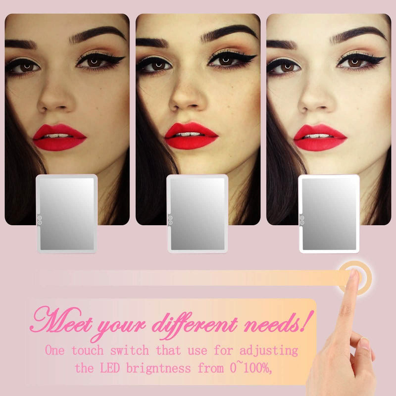 Magnifier USB Charging LED Makeup Mirrors Beauty & Personal Care - DailySale