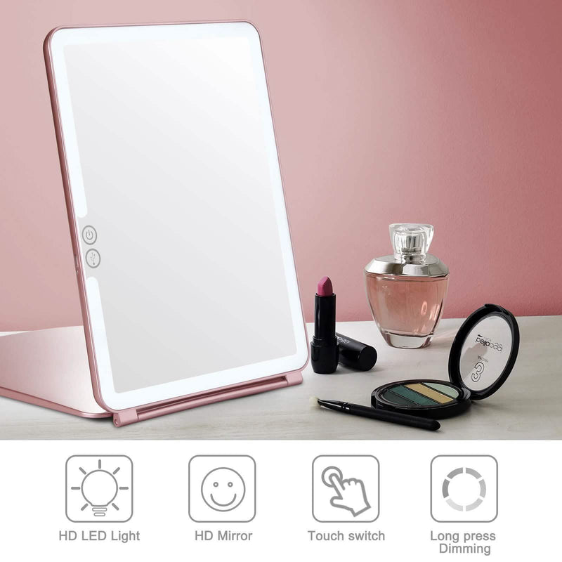 Magnifier USB Charging LED Makeup Mirrors Beauty & Personal Care - DailySale