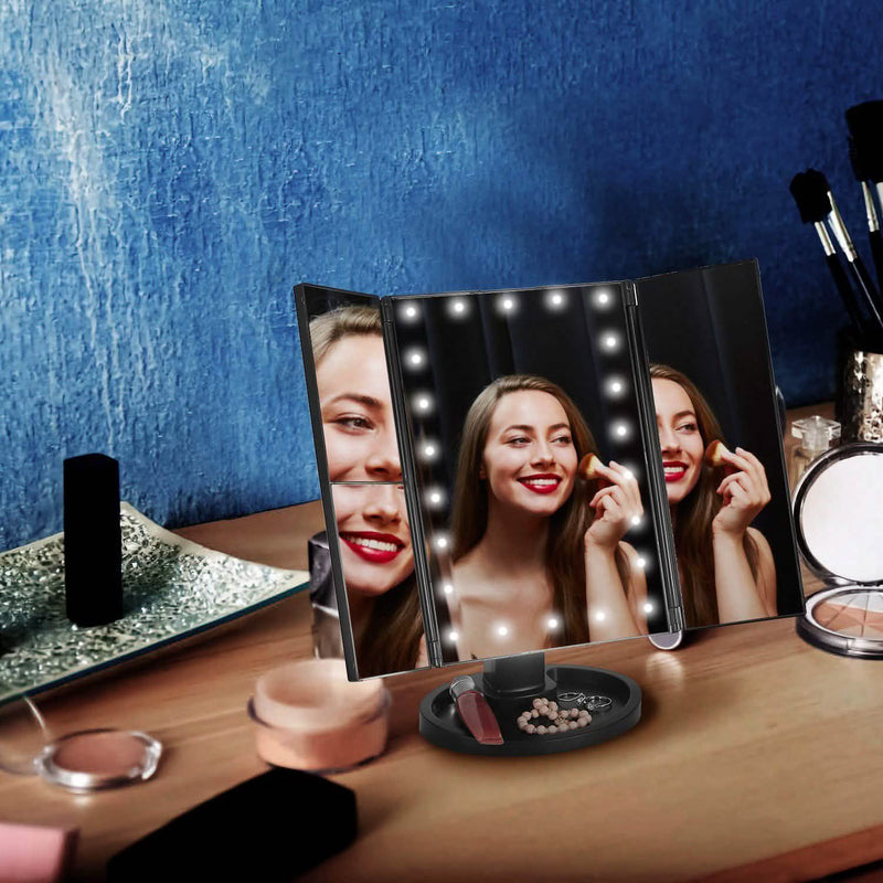 Make Up Mirror with 22 LED Lights Beauty & Personal Care - DailySale
