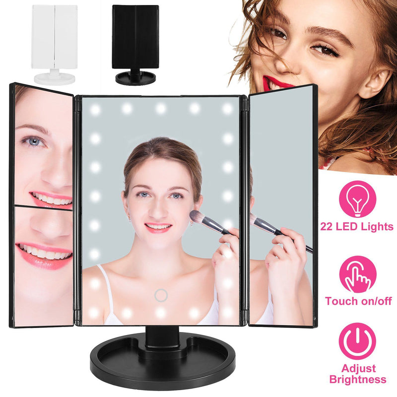 Make Up Mirror with 22 LED Lights Beauty & Personal Care - DailySale