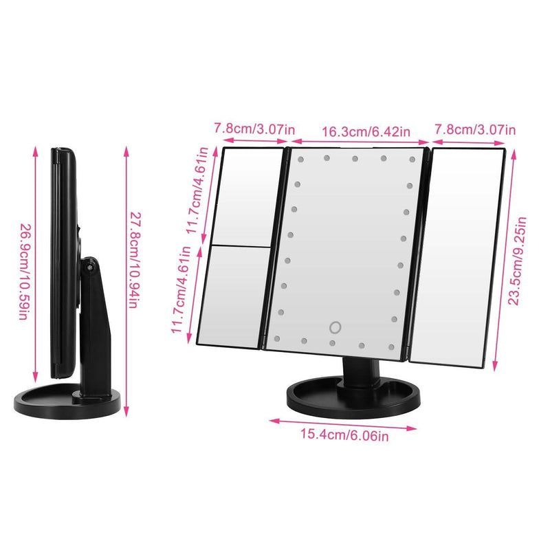 Make Up Mirror with 22 LED Lights Beauty & Personal Care - DailySale
