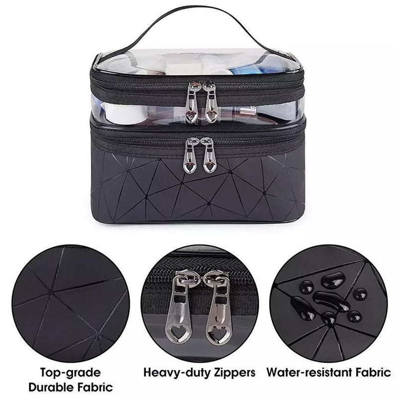 Makeup Bags Double layer Travel Cosmetic Cases Bags & Travel - DailySale